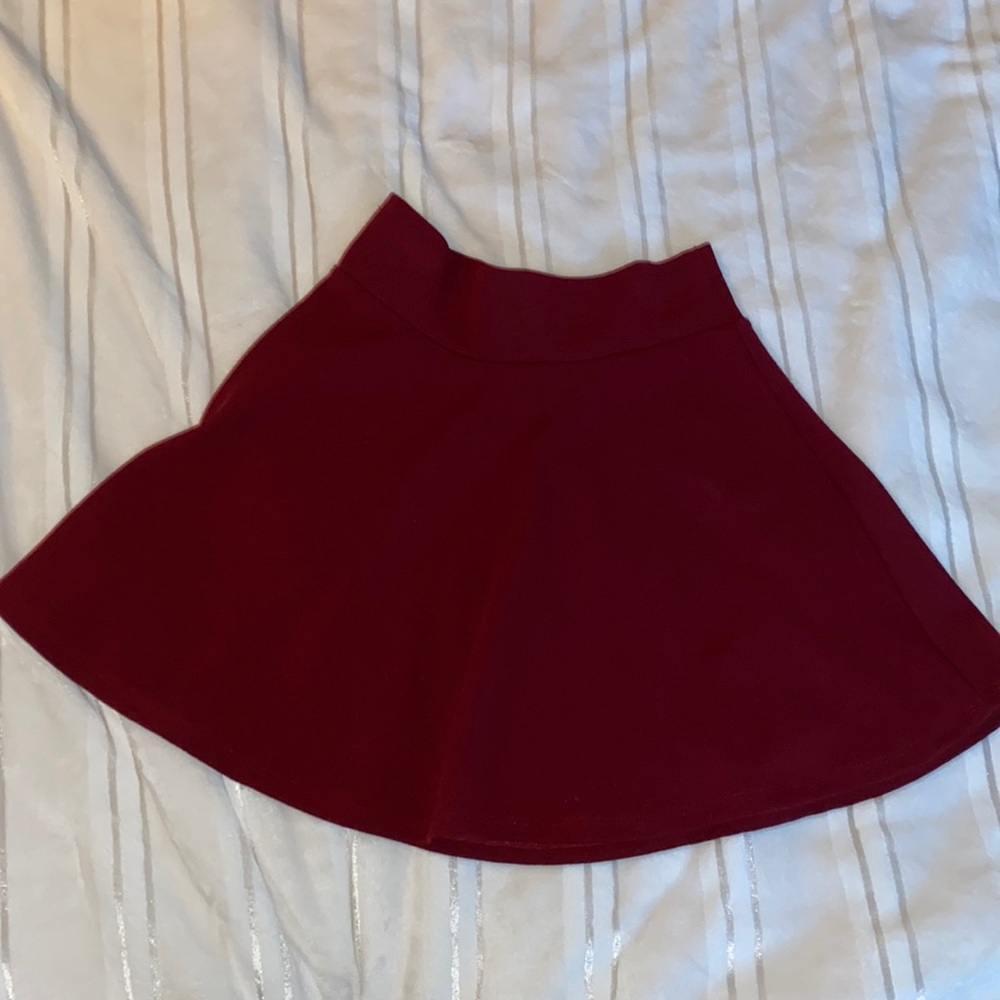 Maroon skirt